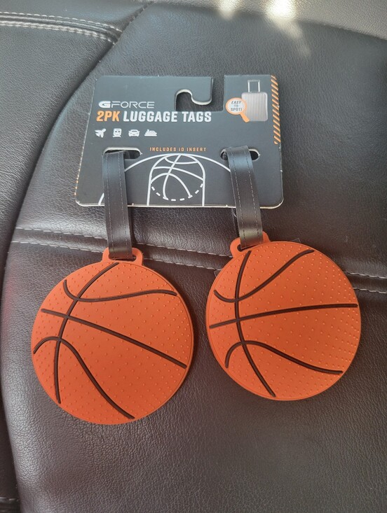 None Handbags - New Set of 2 Basketball Luggage Tags For School Bag Soorts Bag Travel Bag